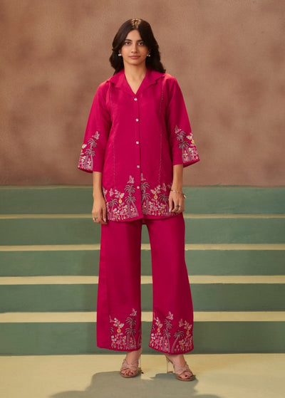 Tiesta Crimson Glow Co-ord Set