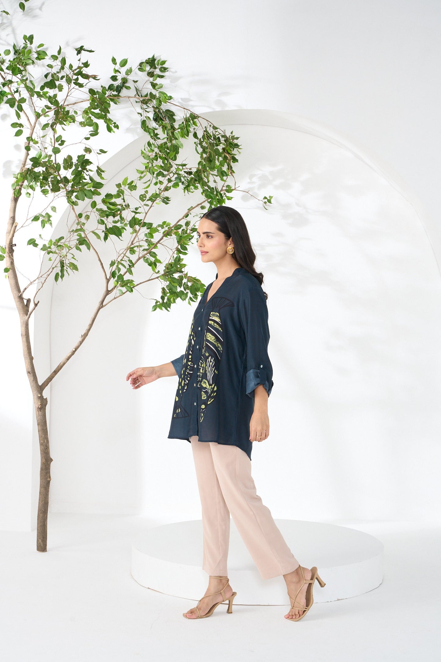 Teal Samaya Classic Shirt