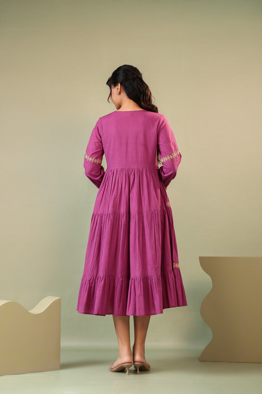 Munselle Elegance Embroidered Dress
