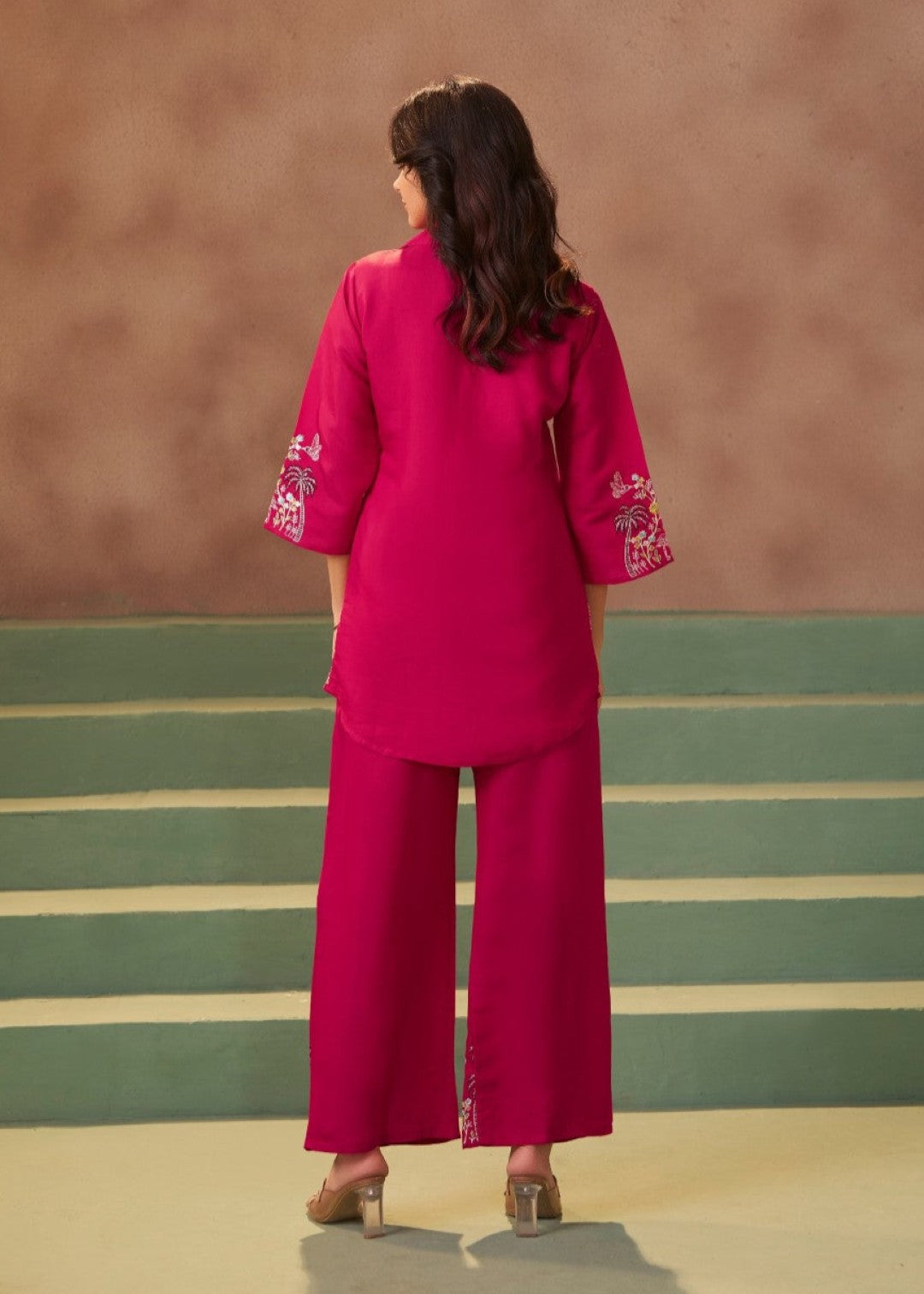 Tiesta Crimson Glow Co-ord Set