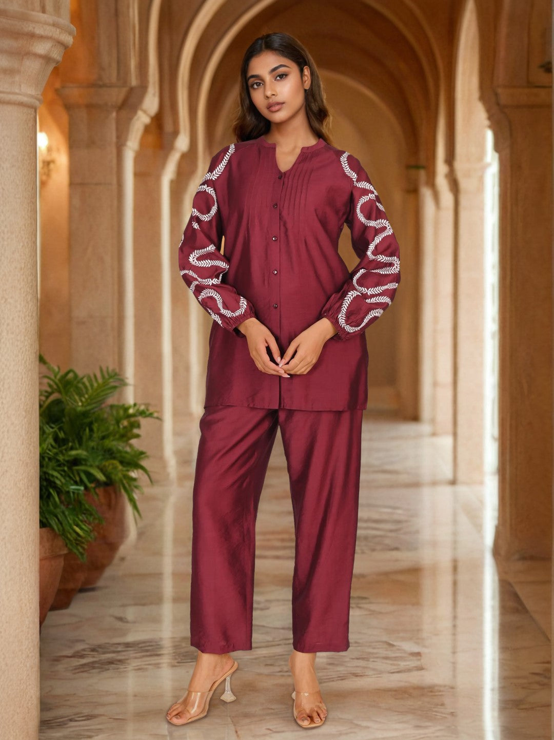 Berry Noir Co-ord Ensemble