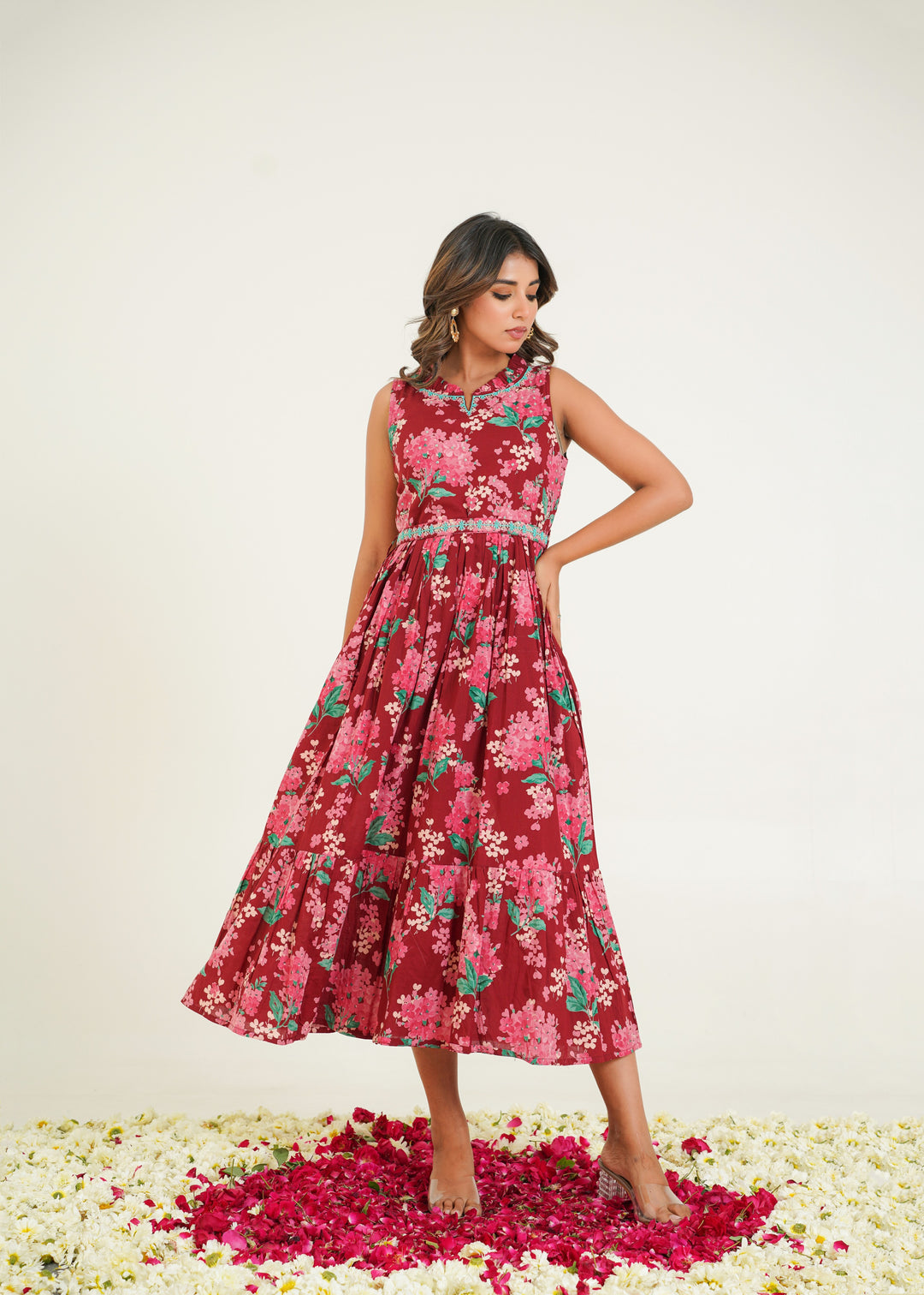 Vermi Garden Handcrafted Cotton Dress