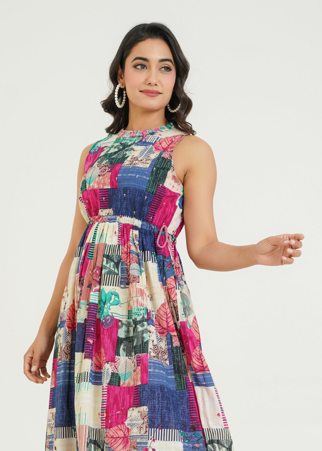Vibe Essence Embroidered Midi Dre