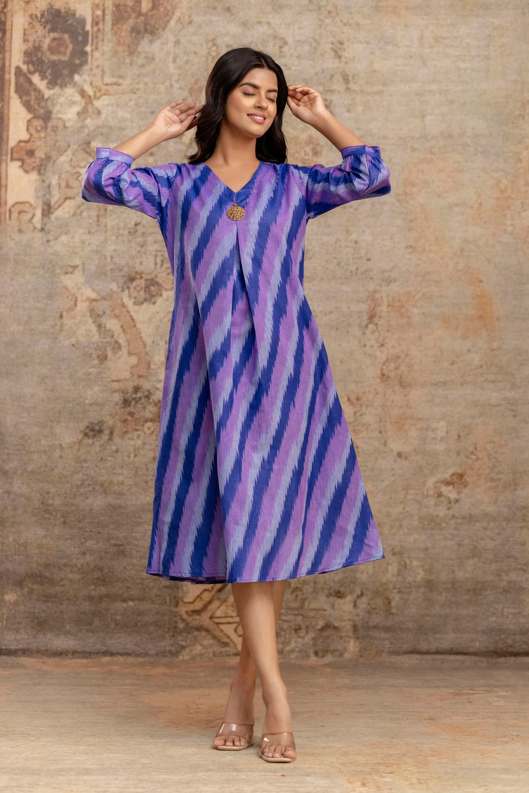Heatherwave Cotton Stripes Dress