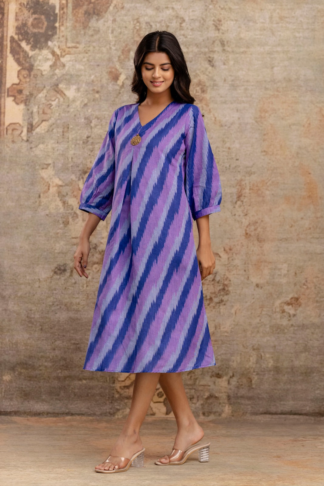 Heatherwave Cotton Stripes Dress