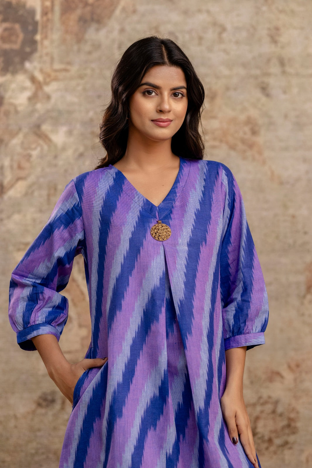Heatherwave Cotton Stripes Dress