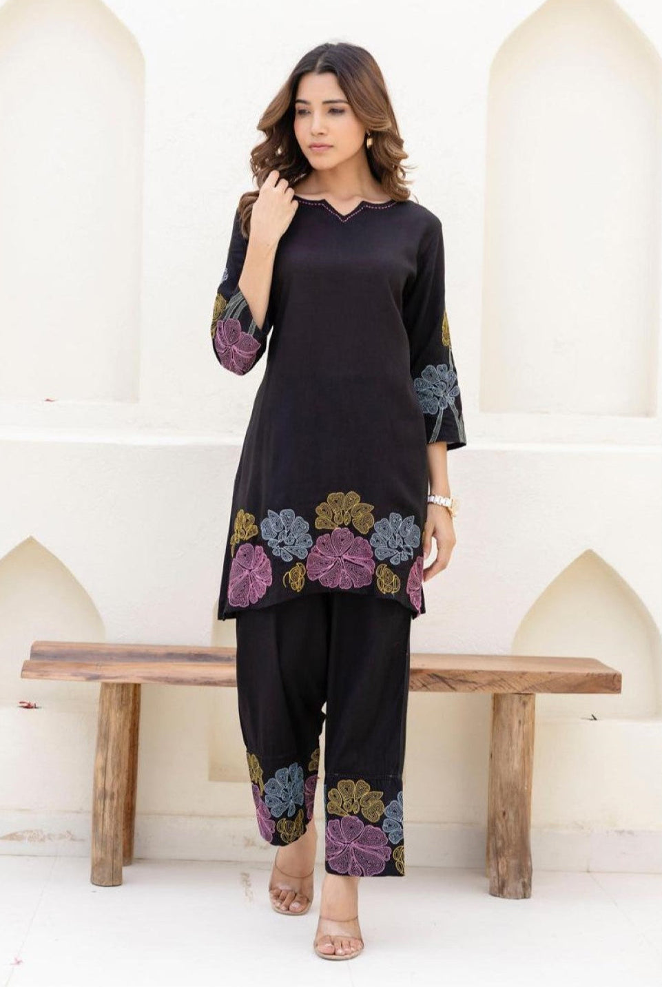 Onyx Noir Cotton Co-ord