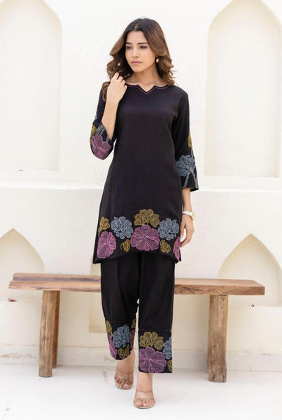 Onyx Noir Cotton Co-ord